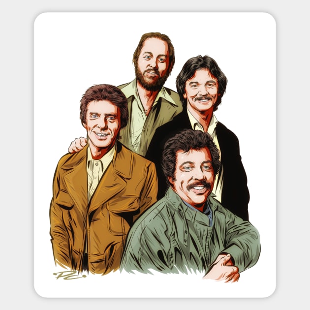 The Statler Brothers - An illustration by Paul Cemmick Sticker by PLAYDIGITAL2020